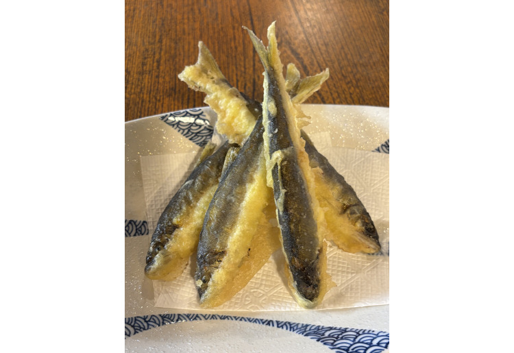 由良川産天然小鮎の天麩羅